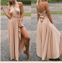 (spot) Temperament Bridesmaid long sister group dress 2020 bride Bridesmaid dress many kinds of long Party dinner dress gowns