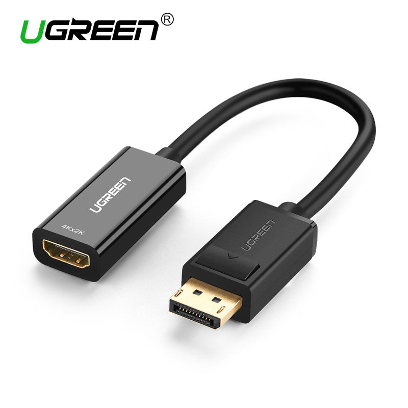 Ugreen 4K*2K DisplayPort DP Male to HDMI Female Cable Adapter Display Port Converter for Projector HP/Dell Laptop