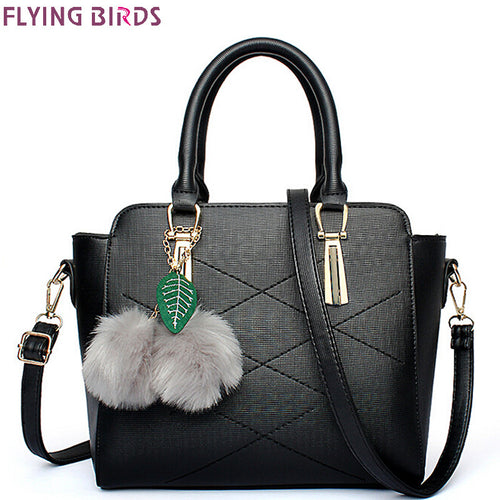 FLYING BIRDS Bag ladies leather handbag women messenger bags famous brands high quality bolsos mujer shoulder bag purse LM4182fb