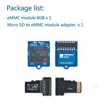 EMMC module 8GB 16GB 32GB 64GB with microSD turn eMMC adapter T2