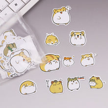 40 PCS Creative Little Dragon Green Paper Sticker Decoration DIY Ablum Diary Scrapbooking Label Sticker Cute Stationery TZ100