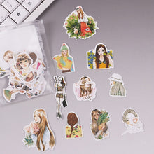 40 PCS Creative Little Dragon Green Paper Sticker Decoration DIY Ablum Diary Scrapbooking Label Sticker Cute Stationery TZ100