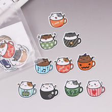 40 PCS Creative Little Dragon Green Paper Sticker Decoration DIY Ablum Diary Scrapbooking Label Sticker Cute Stationery TZ100