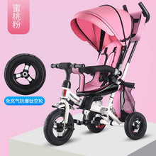 4 In 1 Infant Tricycle Folding Rotating Seat Baby Stroller  3 Wheel Bicycle  Kids Bikes Three Wheel Stroller Baby Trolley 6M-6Y