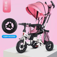 4 In 1 Infant Tricycle Folding Rotating Seat Baby Stroller  3 Wheel Bicycle  Kids Bikes Three Wheel Stroller Baby Trolley 6M-6Y