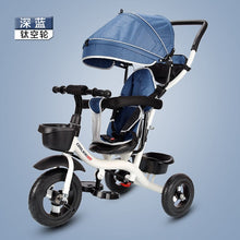 4 In 1 Infant Tricycle Folding Rotating Seat Baby Stroller  3 Wheel Bicycle  Kids Bikes Three Wheel Stroller Baby Trolley 6M-6Y