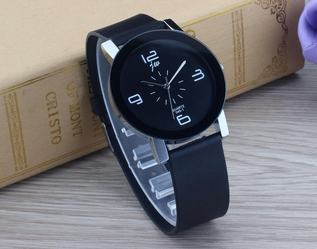 Fashion Jw Brand Casual Quartz Women Watches Men Clock Leather Strap Geometry Sports Watch Lover Wristwatches Relogio Masculino
