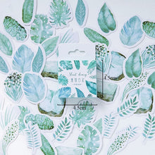 45pcs/box Stationery Stickers Vaporwave DIY Planet Sticky Paper Kawaii Moon Plants Stickers For Decoration Diary Scrapbooking