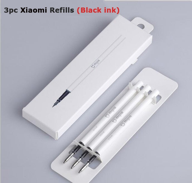 Original Xiaomi Mijia Sign Pen MI Pen 9.5mm Signing Pen PREMEC Smooth Switzerland Refill MiKuni Japan Ink (Black/Blue) Best Gift