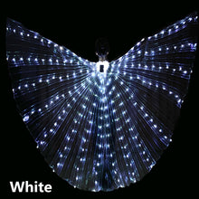 Adulto LED Dance Wings butterfly luminous dancing props luminous fluorescent performance belly dance Cape