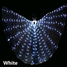 Adulto LED Dance Wings butterfly luminous dancing props luminous fluorescent performance belly dance Cape