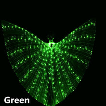 Adulto LED Dance Wings butterfly luminous dancing props luminous fluorescent performance belly dance Cape