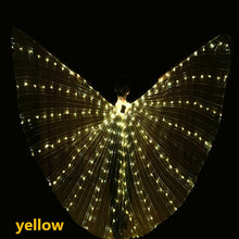 Adulto LED Dance Wings butterfly luminous dancing props luminous fluorescent performance belly dance Cape