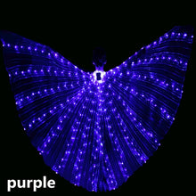 Adulto LED Dance Wings butterfly luminous dancing props luminous fluorescent performance belly dance Cape