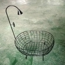 Baby Photo Props Iron Basket Shower Bathtub Newborn Infant Child Photography Auxiliary Frame for Studio Posing Photography Props