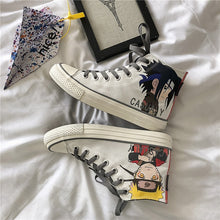 Anime Naruto Canvas Shoes Sasuke Men Vulcanized Shoes Kakashi Sneakers Gaara  Madara Pain Cosplay School  Outdoor Travel Shoes