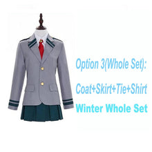 Boku no Hero Academia My Hero Academia Summer and Winiter Uniform Midoriya Izuku Bakugou Katsuki Ochaco Uraraka Cosplay Costume