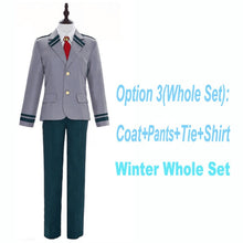 Boku no Hero Academia My Hero Academia Summer and Winiter Uniform Midoriya Izuku Bakugou Katsuki Ochaco Uraraka Cosplay Costume