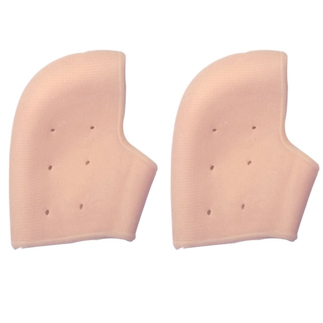 Soft Silicone Foot Skin Care Protector Heel Socks Prevent Dry Skin Against Peeling Washable Moisturizing Gel Foot Protector #137