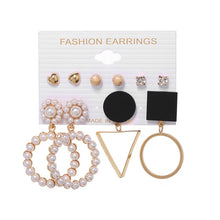Tassel Acrylic Earrings For Women Bohemian Earrings Set Big Geometric Drop Earring 2020 Pearl Earrings Set DIY Fashion Jewelry