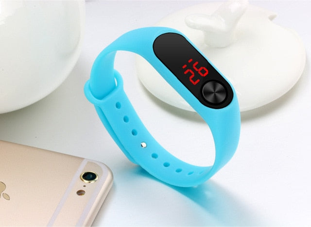 Montre relogio relojes LED electronic sport watch reloj deportivo girls boys minions kids watches children zegarek wristwatch