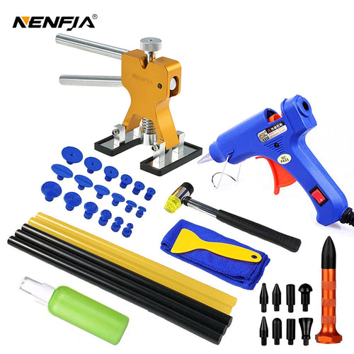 Car Body paintless dent repair tools Dent Repair Kit Car Dent Puller with Glue Puller Tabs Removal Kits for Vehicle Car Auto