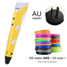 Myriwell 3D Pen Original DIY 3D Printing Pen With 100M ABS/PLA Filament Creative Toy Gift For Kids Design Drawing