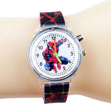 Princess Elsa Children Watches Kids Spiderman Colorful Light Source Boys Watch Girls Party Gift Clock Wrist Relogio Feminino