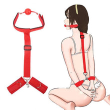 Bondage Handcuffs&Neck Pillow&Ankle Cuff BDSM Bondage Set Flirting Sex Toys For Woman Couple Slave Restraints Erotic Accessories