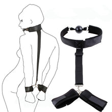 Bondage Handcuffs&Neck Pillow&Ankle Cuff BDSM Bondage Set Flirting Sex Toys For Woman Couple Slave Restraints Erotic Accessories