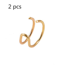 5Pcs/Set Ear Cuff Gold Leaves Non-Piercing Ear Clips Fake Cartilage Earring Jewelry For Women Men