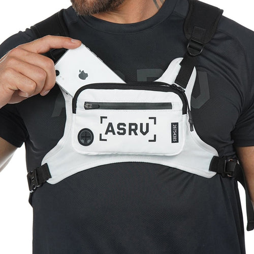 Fashion Chest Rig Bag For Men Waist Bag Hip hop streetwear functional Tactical Chest Mobile Phone Bags Male Fanny Pack Casual