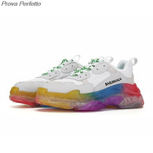 2020 Woman Vulcanize Shoes Celebrity Chunky Sneakers Women Trendy Dad Sneakers Mesh Platform Shoes mujer vulcanizar los zapatos