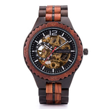 DODO DEER Wooden Mechanical Watch Couple Relogio Masculino Women Men Watches Luxury Timepieces erkek kol saati Dropshipping D18