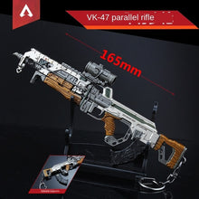 21CM Gun Apex Hero Peripheral Keychain R301 Carbine Zinc Alloy Weapon Toy Model Decoration Apex Legend Weapon Gift