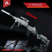 21CM Gun Apex Hero Peripheral Keychain R301 Carbine Zinc Alloy Weapon Toy Model Decoration Apex Legend Weapon Gift