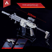 21CM Gun Apex Hero Peripheral Keychain R301 Carbine Zinc Alloy Weapon Toy Model Decoration Apex Legend Weapon Gift