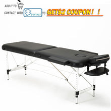 Folding Beauty Bed   Professional Portable Spa Massage Tables Lightweight Foldable with Bag Salon Furniture Aluminum alloy