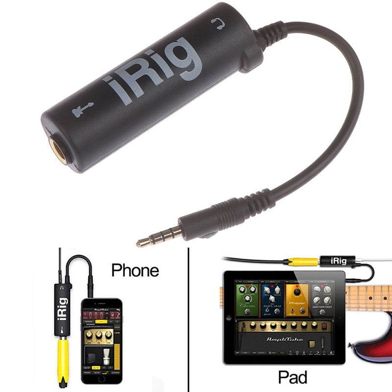 1 Pc Guitar Interface IRig Converter Replacement Guitar for iPhone / iPad / iPod