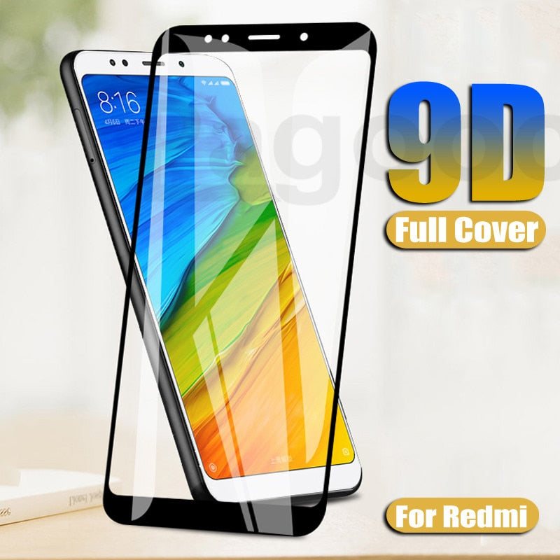 9D Premium Tempered Glass For Xiaomi Redmi 5 Plus 5A 4X 4A S2 GO 6 6A Redmi Note 5 5A Pro Screen Protector Protective Glass Film