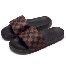 Lovers Beach Sandals & Slippers Women Fashion Plaid Flip-Flop Student Summer Seaside Thick Bottom Non-slip Outdoor Slippers men