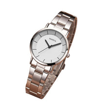 Minimalist Couple Watch Men Women Stainless Steel Band Watch Lady Simple Lover Pair Watch Anniversary Gift To Husband and Wife
