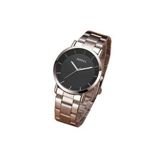 Minimalist Couple Watch Men Women Stainless Steel Band Watch Lady Simple Lover Pair Watch Anniversary Gift To Husband and Wife
