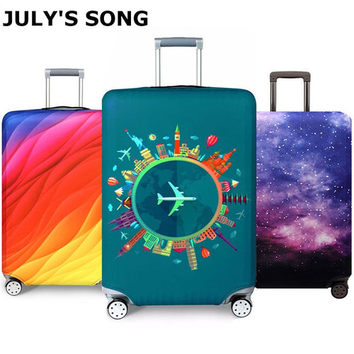 Thicker Travel Luggage Protective Cover Suitcase Case Travel Accessorie Baggag Elastic Luggage Cover Apply to 18-32inch Suitcase