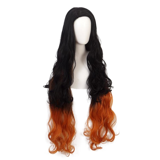 Kanroji Mitsuri Kamado Nezuko Wigs Demon Slayer Kimetsu no Yaiba Cosplay Wigs Zenitsu Agatsuma Golden Short Hair Kochou Shinobu