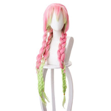 Kanroji Mitsuri Kamado Nezuko Wigs Demon Slayer Kimetsu no Yaiba Cosplay Wigs Zenitsu Agatsuma Golden Short Hair Kochou Shinobu