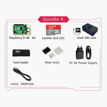 New 2019 Official Original Raspberry Pi 4 Model B Development Board Kit RAM 2G/4G/8G 4 Core CPU 1.5Ghz 3 Speeder Than Pi 3B+