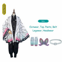 Anime Demon Slayer Kamado Nezuko Cosplay Costumes Kimetsu no Yaiba Women Pink Kimono Halloween Costumes For Women