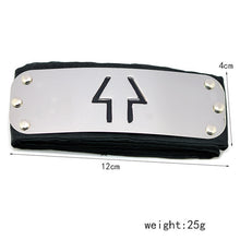 Anime Naruto Headband Leaf Village Logo Konoha Uchiha Itachi Kakashi Akatsuki Cosplay Costume Accessories