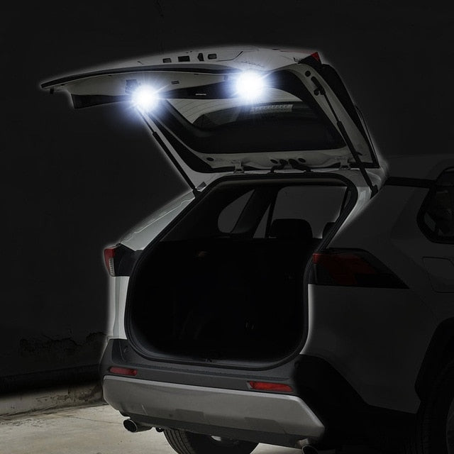 Carmilla 2Pcs/Set Tailgate Camping Light Fit for Toyota RAV4 Rav 4 2018 - 2020 Reading Lights LED Rear Door Lamps